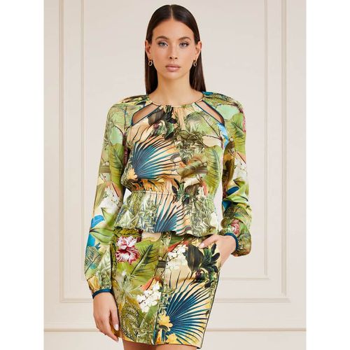 Blusa Stampa All Over Marciano - Guess - Modalova