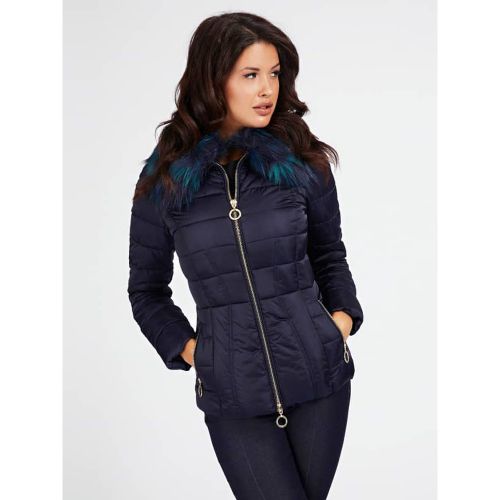 Abrigo Acolchado Cuello Marciano - Guess - Modalova