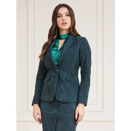 Blazer Marciano Vera Pelle Scamosciata - Guess - Modalova