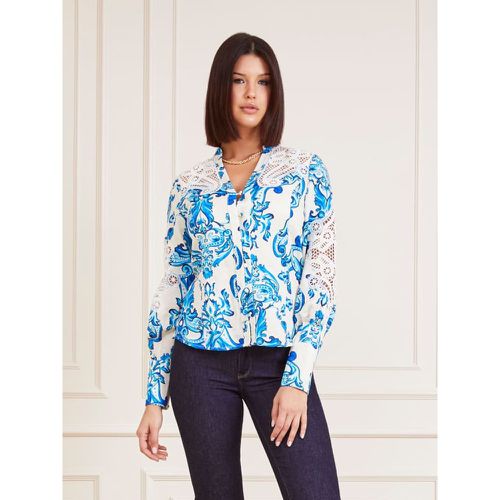 Blusa In Misto Lino Marciano - Guess - Modalova