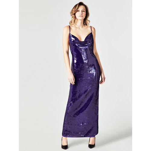 Vestido Largo Marciano Lentejuelas - Guess - Modalova