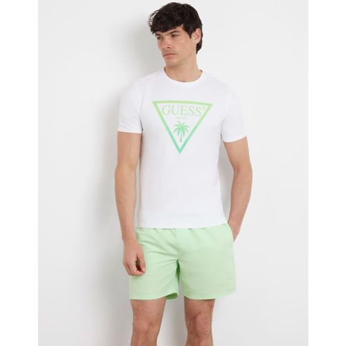 T-Shirt Stretch Logo Triangolo - Guess - Modalova