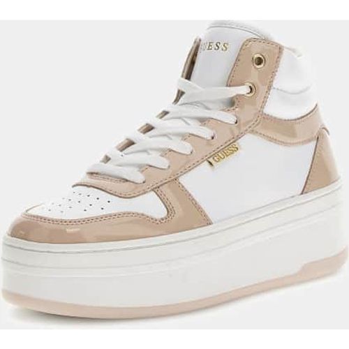 Sneaker Alta Linzy Misto Pelle - Guess - Modalova