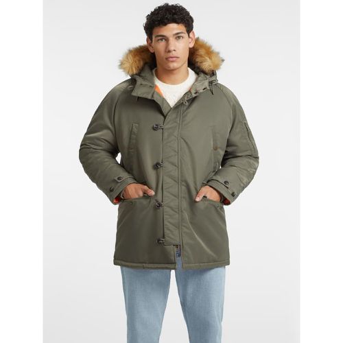 Parka In Nylon Con Cappuccio - Guess - Modalova