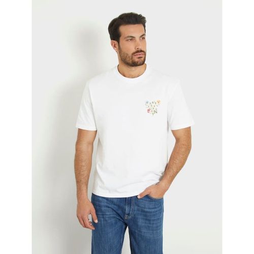 T-Shirt Logo Fiori Piccolo - Guess - Modalova