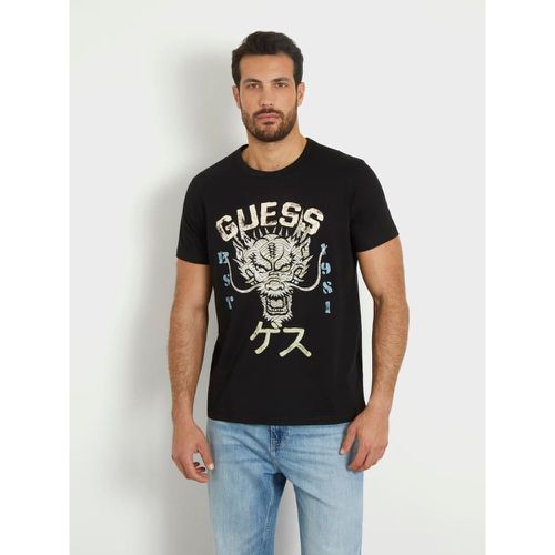 T-Shirt Stampa Frontale - Guess - Modalova