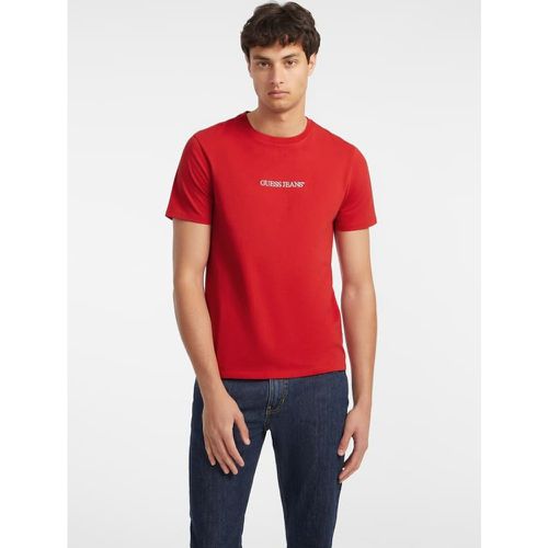 T-Shirt Vestibilità Slim Con Logo Ricamato - Guess IT - Modalova