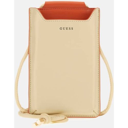 Porta Smartphone Inserti Vera Pelle - Guess - Modalova