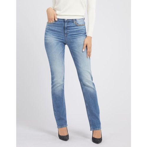 Jeans Straight A Vita Alta - Guess - Modalova