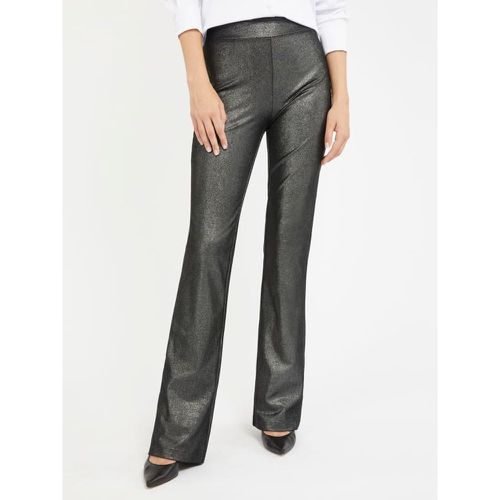 Pantalone Simil Scamosciato Lucido - Guess - Modalova