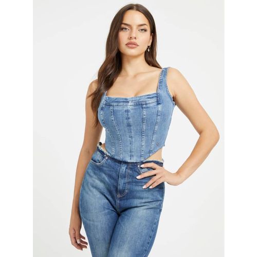 Top Bustier In Jeans - Guess - Modalova