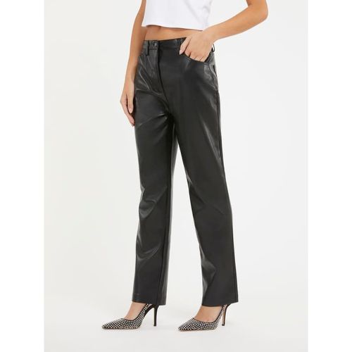 Pantalone Straight In Similpelle - Guess - Modalova