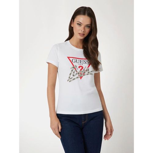 T-Shirt Con Logo Icon - Guess - Modalova