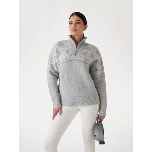 Maglione Con Zip Corta In Misto Lana - Guess - Modalova