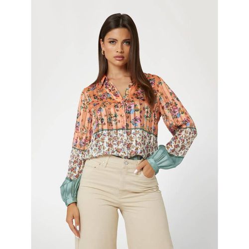 Camicia Con Stampa Floreale - Guess - Modalova