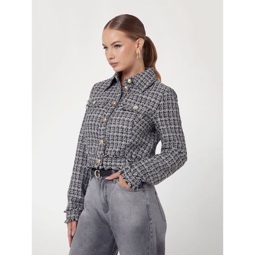 Giacca Cropped In Tweed - Guess - Modalova