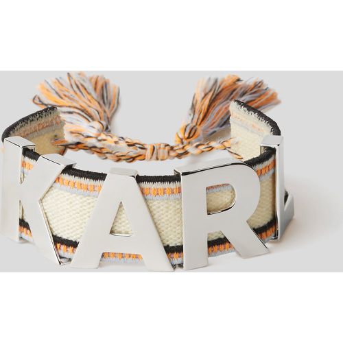 K/letters Charm Woven Bracelet, Woman, , Size: One size - Karl Lagerfeld - Modalova
