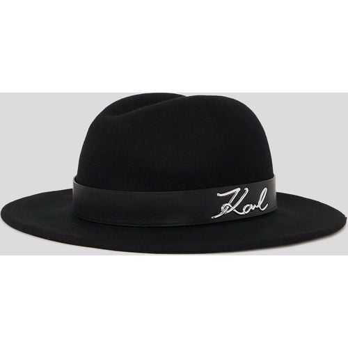 K/signature Fedora, Woman, , Size: S/M - Karl Lagerfeld - Modalova