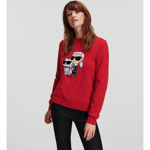 Karl Ikonik Karl & Choupette Sweatshirt, Woman, , Size: M - Karl Lagerfeld - Modalova
