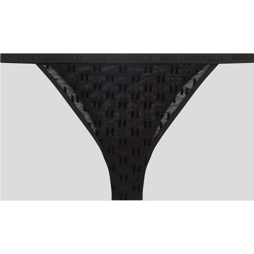 Kl Monogram Brazilian Brief, Woman, , Size: S - Karl Lagerfeld - Modalova