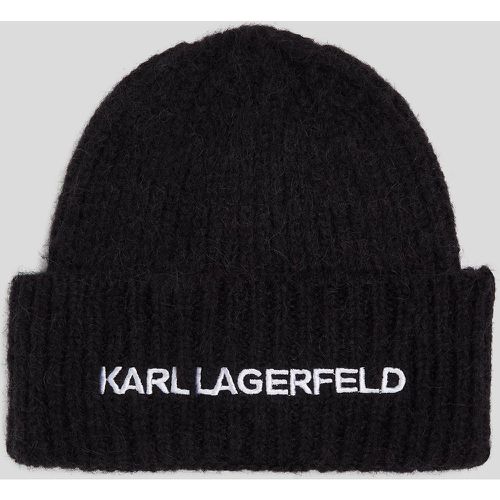 K/essential Beanie, Woman, , Size: One size - Karl Lagerfeld - Modalova