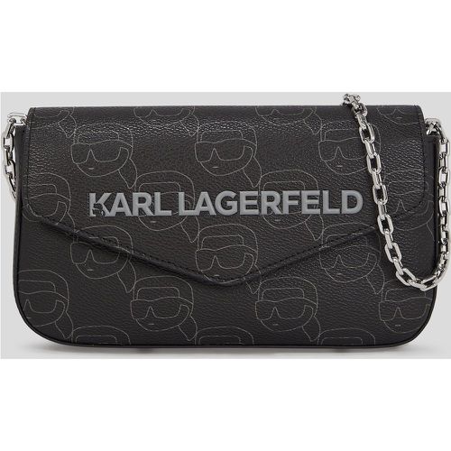 Ikon Monogram Pouch, Woman, , Size: One size - Karl Lagerfeld - Modalova