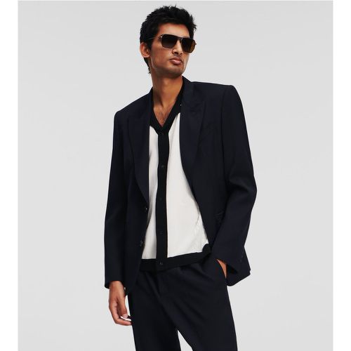 Peak Lapel Tailored Blazer, Man, , Size: 46 - Karl Lagerfeld - Modalova