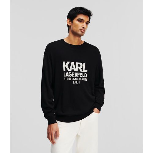 Rue St-guillaume Sweater, Man, , Size: XS - Karl Lagerfeld - Modalova