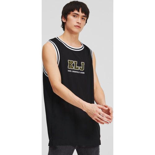 Klj Relaxed Baseball Tank Top, Man, , Size: L - KL Jeans - Modalova