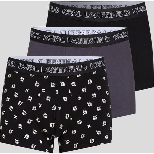 Ikon Trunks – 3 Pack, Man, /, Size: L - Karl Lagerfeld - Modalova