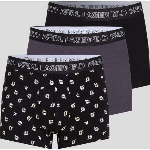 K/ikonik Trunks – 3 Pack, Man, /, Size: XS - Karl Lagerfeld - Modalova