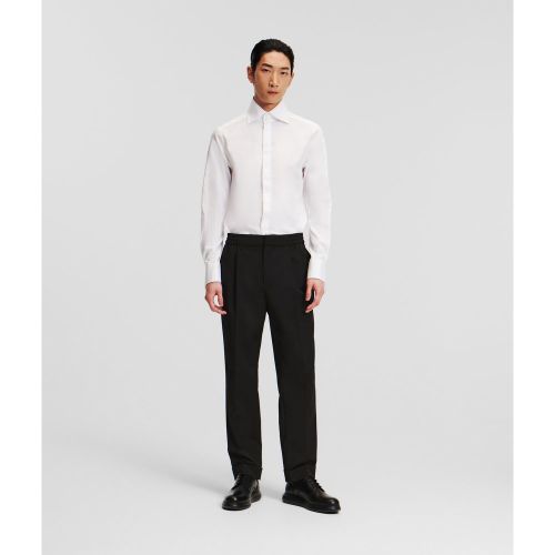 Pantalon Décontracté En Laine Mélangée, , , Taille: L - Karl Lagerfeld - Modalova