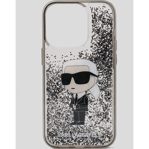 Ikon Glitter Iphone 14 Pro Case, Woman, , Size: One size - Karl Lagerfeld - Modalova