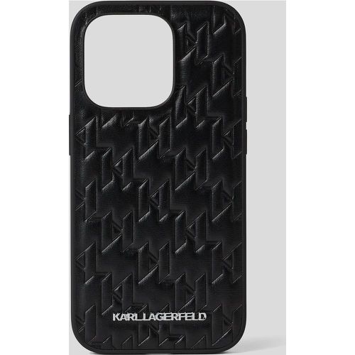 Kl Monogram Iphone 14 Pro Case, Woman, , Size: One size - Karl Lagerfeld - Modalova