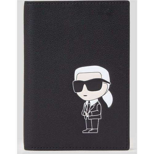 K/ikonik Leather Passport Case, Woman, , Size: One size - Karl Lagerfeld - Modalova