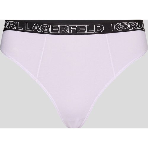 Karl Ikon Logo High-rise Brief, Woman, , Size: L - Karl Lagerfeld - Modalova