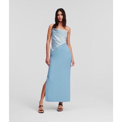 Cowl Neck Satin Midi Dress, Woman, , Size: 38 - Karl Lagerfeld - Modalova