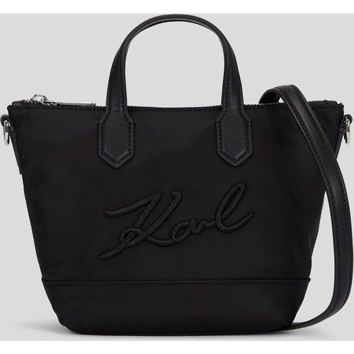 K/signature Nylon Small Tote Bag, Woman, , Size: One size - Karl Lagerfeld - Modalova
