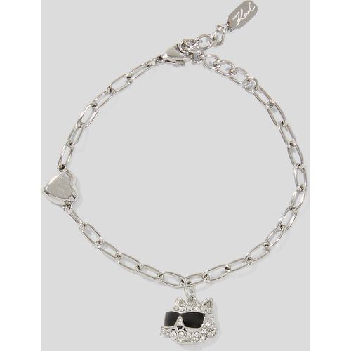 Ikon Pavé Choupette Charm Bracelet, Woman, , Size: One size - Karl Lagerfeld - Modalova