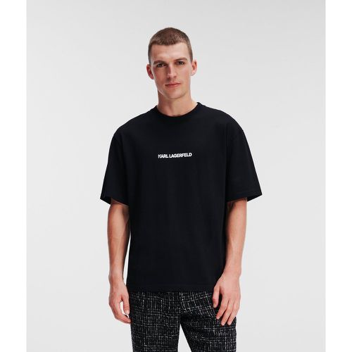 K/ikonik Karl Outline T-shirt, Man, , Size: XS - Karl Lagerfeld - Modalova