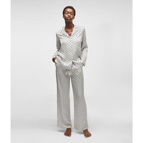 Kl Monogram Pyjama Set, Woman, , Size: XS - Karl Lagerfeld - Modalova