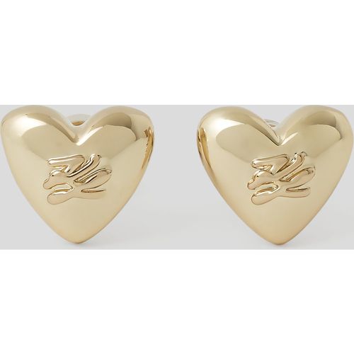 K/heart Stud Earrings, Woman, , Size: One size - Karl Lagerfeld - Modalova