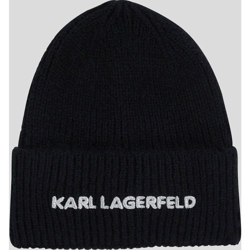 K/essential Beanie, Woman, , Size: One size - Karl Lagerfeld - Modalova