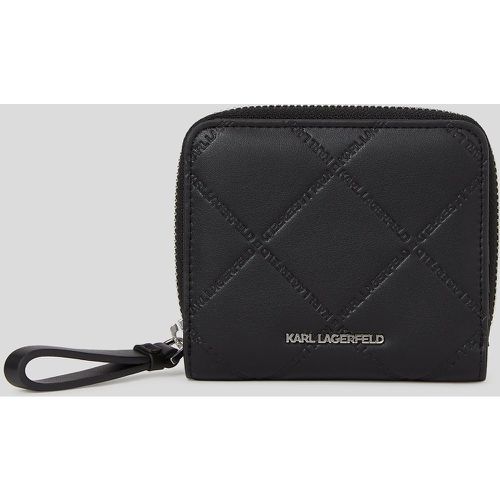 K/skuare Embossed Zip Wallet, Woman, , Size: One size - Karl Lagerfeld - Modalova