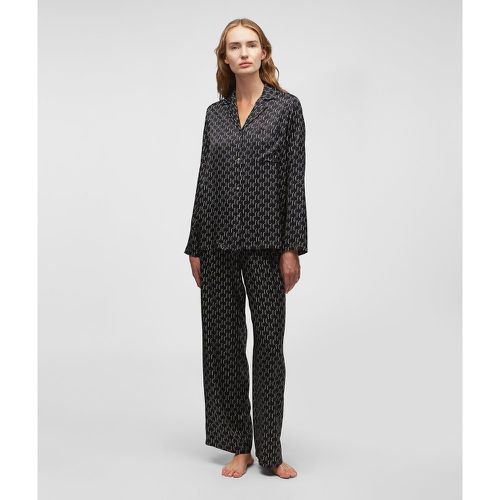 Kl Monogram Pyjama Set, Woman, , Size: L - Karl Lagerfeld - Modalova