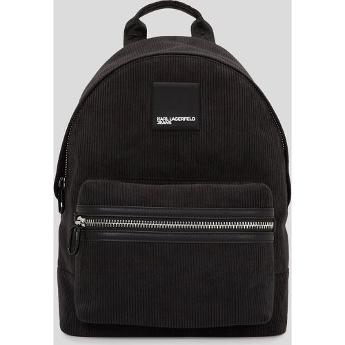 Klj Corduroy Box Logo Backpack, Man, , Size: One size - KL Jeans - Modalova