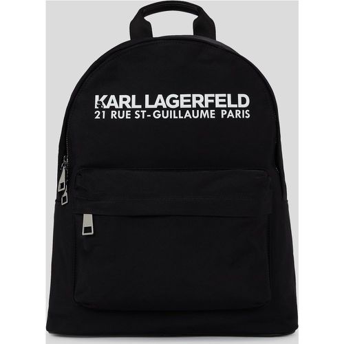 Rue St-guillaume Nylon Backpack, Man, , Size: One size - Karl Lagerfeld - Modalova