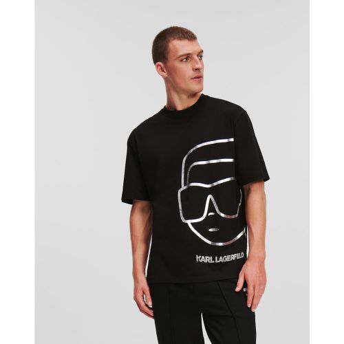 K/ikonik Metallic T-shirt, Man, , Size: M - Karl Lagerfeld - Modalova