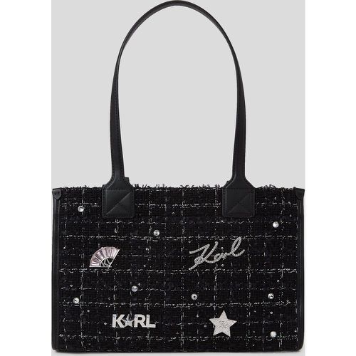 K/skuare Medium Bouclé Tote Bag, Woman, /, Size: One size - Karl Lagerfeld - Modalova