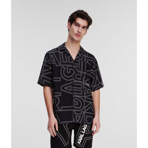 All-over Karl Logo Shirt, Man, /, Size: L - Karl Lagerfeld - Modalova